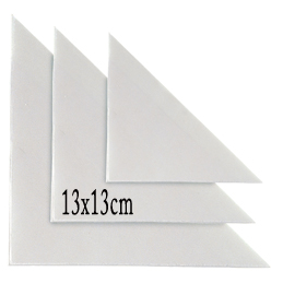 10 buste adesive tasca tr 13 triangolare 13x13cm
