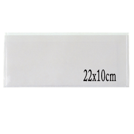 10 buste adesive tasca tr 22 rettangolare 22x10cm