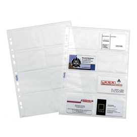 10 buste forate porta 16 biglietti visita 1728 21,7x30,5 favorit
