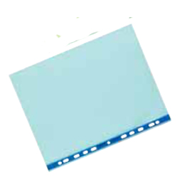 25 buste forate pstel 22x30 azzurro liscio favorit