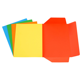 25 cartelline 3 lembi mix 5 colori 200gr starline