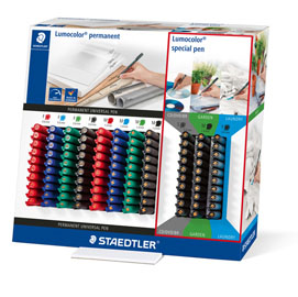 31ca110p espositore lumocolor permanent e special colori ass. Staedtler