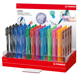488/48-1 espositore 48 penne pointmax colori assortiti stabilo