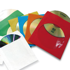 50 buste cd in carta colori assort. Fellowes