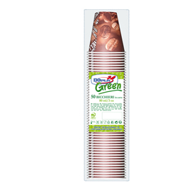 50 bicchieri 80ml da caffe' in carta venezia doplagreen