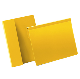 50 buste identificazione con aletta 210x148mm (a5-oriz) 1722 giallo durable