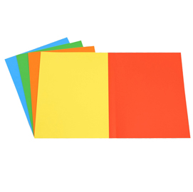50 cartelline semplici mix 5 colori 200gr starline