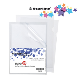 50 cartelline a l 22x30cm buccia top starline
