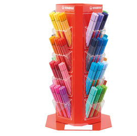 68/480 espositore 480pz pen 68 colori assortiti stabilo