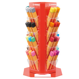 88/480 espositore 480pz point 88 colori assortiti stabilo