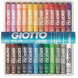 Astuccio 24 pastelli giotto olio