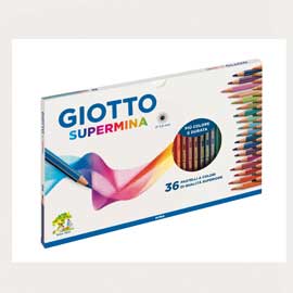 Astuccio 36 pastelli supermina giotto
