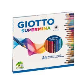 Astuccio 24 pastelli supermina giotto