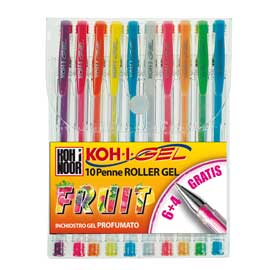 Astuccio 10 roller koh-i-gel colori fruit