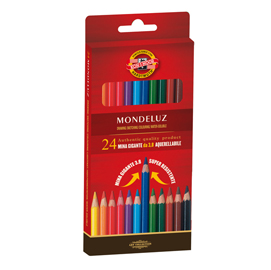 Astuccio 24 matite colorate acquarello kohinoor