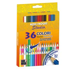 Astuccio 36 matite colorate studio koh.i.noor