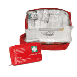 Astuccio pronto soccorso da auto softkit din 13164b