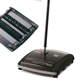 Aspiratore meccanico per pavimenti e tappeti rubbermaid