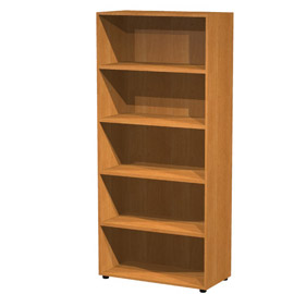 Armadio modulare a giorno 90x44cm - h200cm noce chiaro