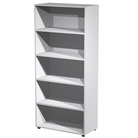 Armadio modulare a giorno 90x44cm - h200cm grigio