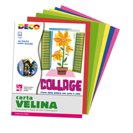 Album di carta velina 24fg 24x34cm colori assortiti cwr