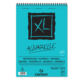 Album xl aquarelle f.to a4 300gr 30fg canson
