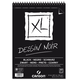 Album xl dessin noir f.to a4 150gr 40fg canson
