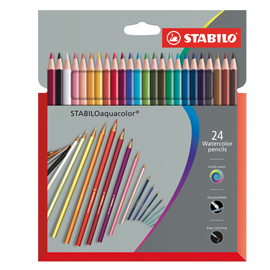 Astuccio 24 pastelli stabilo aquacolor 1624-3