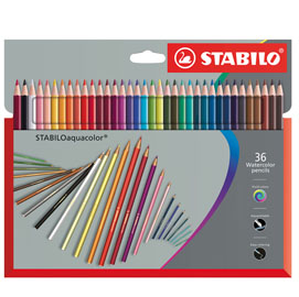 Astuccio 36 pastelli stabilo aquacolor 1636-7