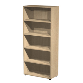 Armadio modulare a giorno 90x44cm - h200cm rovere