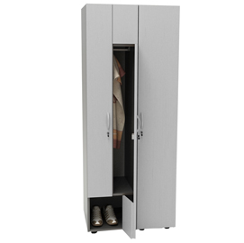 Armadio guardaroba 2ante 40x52xh185cm grigio