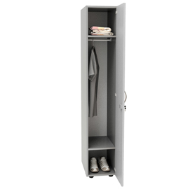 Armadio guardaroba 1anta 33x52xh185cm grigio