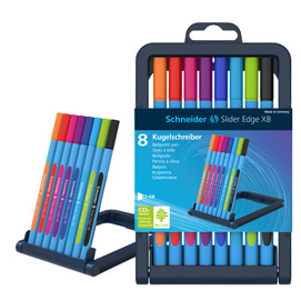 Astuccio 8 penne a sfera slider edge xb 8 colori ass. Schneider