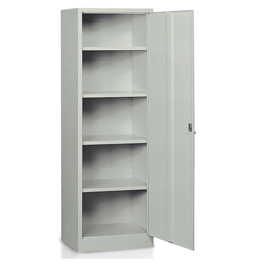 Armadio multiuso in metallo ad 1 anta battente 60x40xh181,5cm grigio kub8