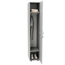 Armadio guardaroba 1anta 33x52xh185cm grigio - collo 1