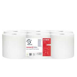 Asciugamani in rotolo autocut 115mt defend tech con formula antibatterica