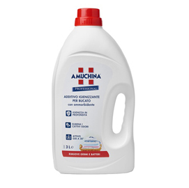 Additivo bucato igienizzante liquido - 3 l - amuchina professional