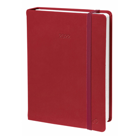 Agenda settimanale ministro prestige 2022 - 16 x 24 cm - silk bordeaux - quo vadis