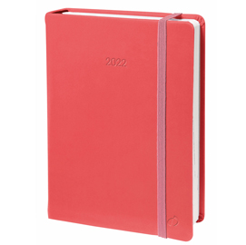 Agenda settimanale affari prestige ml 2022 - 10 x 15 cm - silk corallo - quo vadis