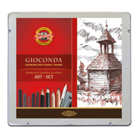 Art set gioconda full - astuccio in metallo - koh.i.noor