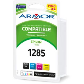 Armor - cartuccia per epson - c/m/y/k - t1281 t1282 t1283 t1284 - conf. 4 cartucce