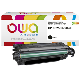 Armor - toner compatibile per hp ce250x- nero - 10.500 pag