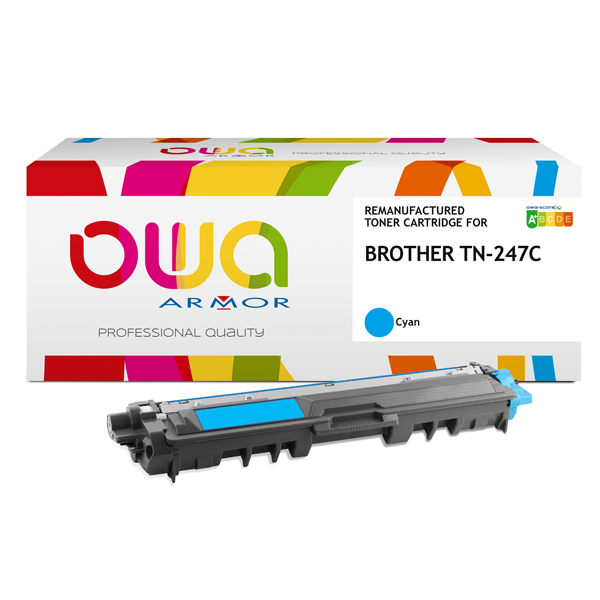 Armor toner ciano per brother n-247-2.300 pag