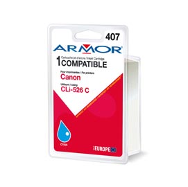 Armor - cartuccia per canon - ciano - cli-526c - 10,5 ml