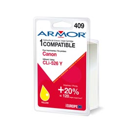 Armor - cartuccia per canon - giallo - cli-526y - 10,5 ml