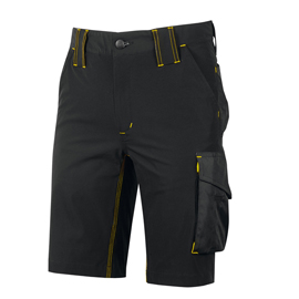 Bermuda mercury taglia xxl nero/giallo u-power