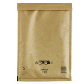 Busta imbottita mail lite  gold - a (11 x 16 cm) - avana - sealed air  - conf. Risparmio 100 pezzi