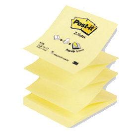 Blocco 100fg post-it z-notes r330 giallo canary™ 76x76mm