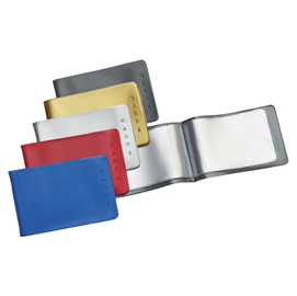 Busta porta cards 8,5x5,4 02/7440 pvc col.assortiti favorit pvc