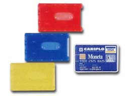 Busta porta cards 8,5x5,4 02/7828 pvc rigido trasparente favorit